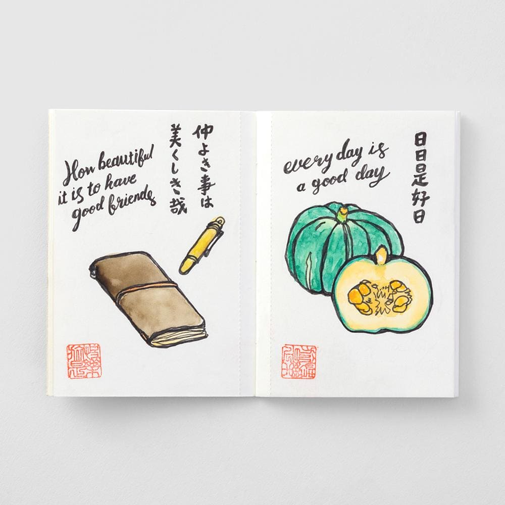 015 - Carnet aquarelle (passeport) TRAVELER’S NOTEBOOK REFILLS