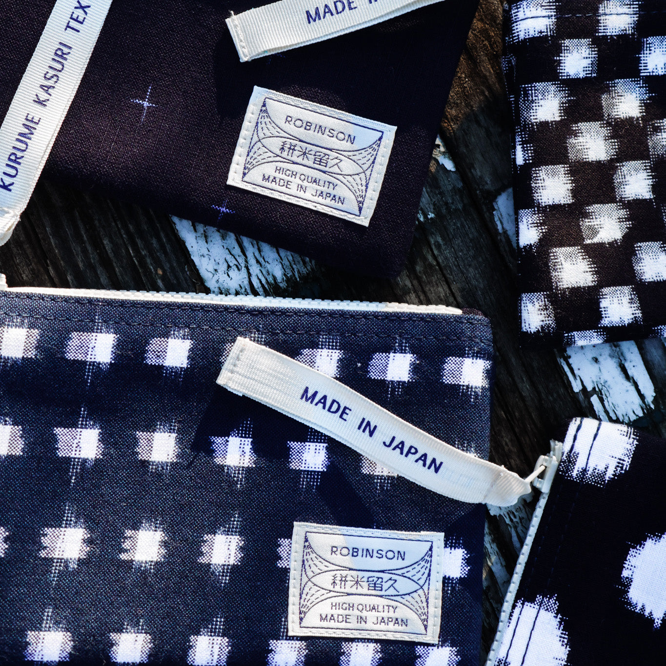 Täschchen M Kleines Kreuz Navy/Blau