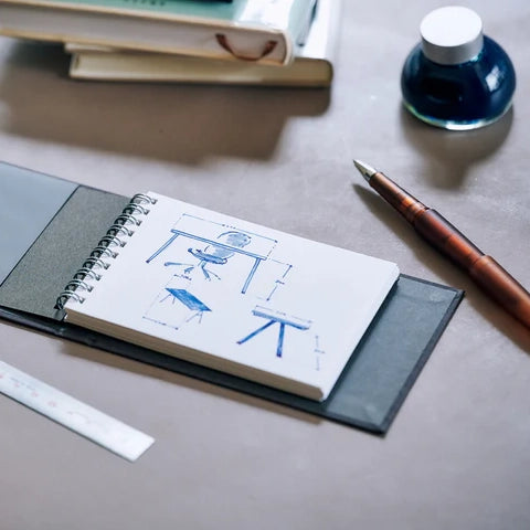 Mini-Notizbuch Umschlag - Enshu orimono 01