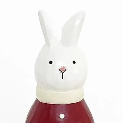 Holzfigur – Weihnachtsmannhase