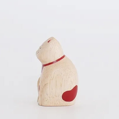Holzfigur – Maneki Neko – ENGIMON Mini Sammlung