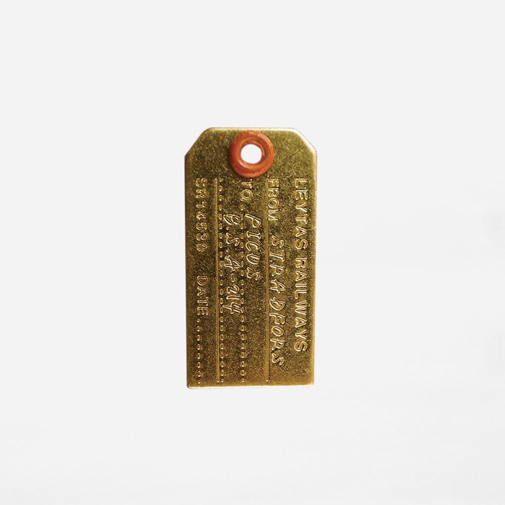 Étiquette de Bagage -Laiton Solid - CHARMS