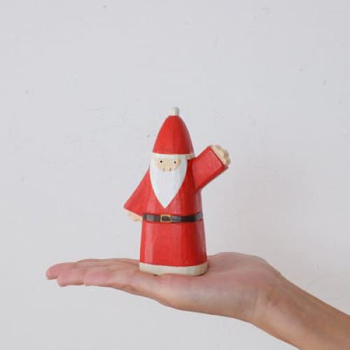 Figurine en bois - Bons amis de Noël - Top-là Père Noël - FIGURINES EN BOIS