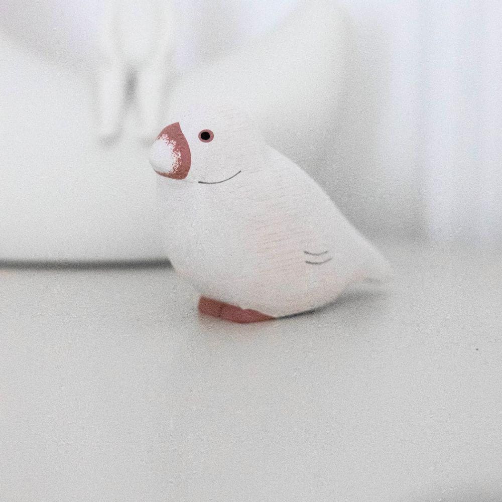 Figurine en bois - Moineau ava