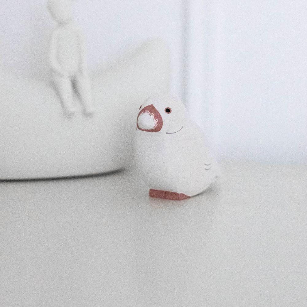 Figurine en bois - Moineau ava