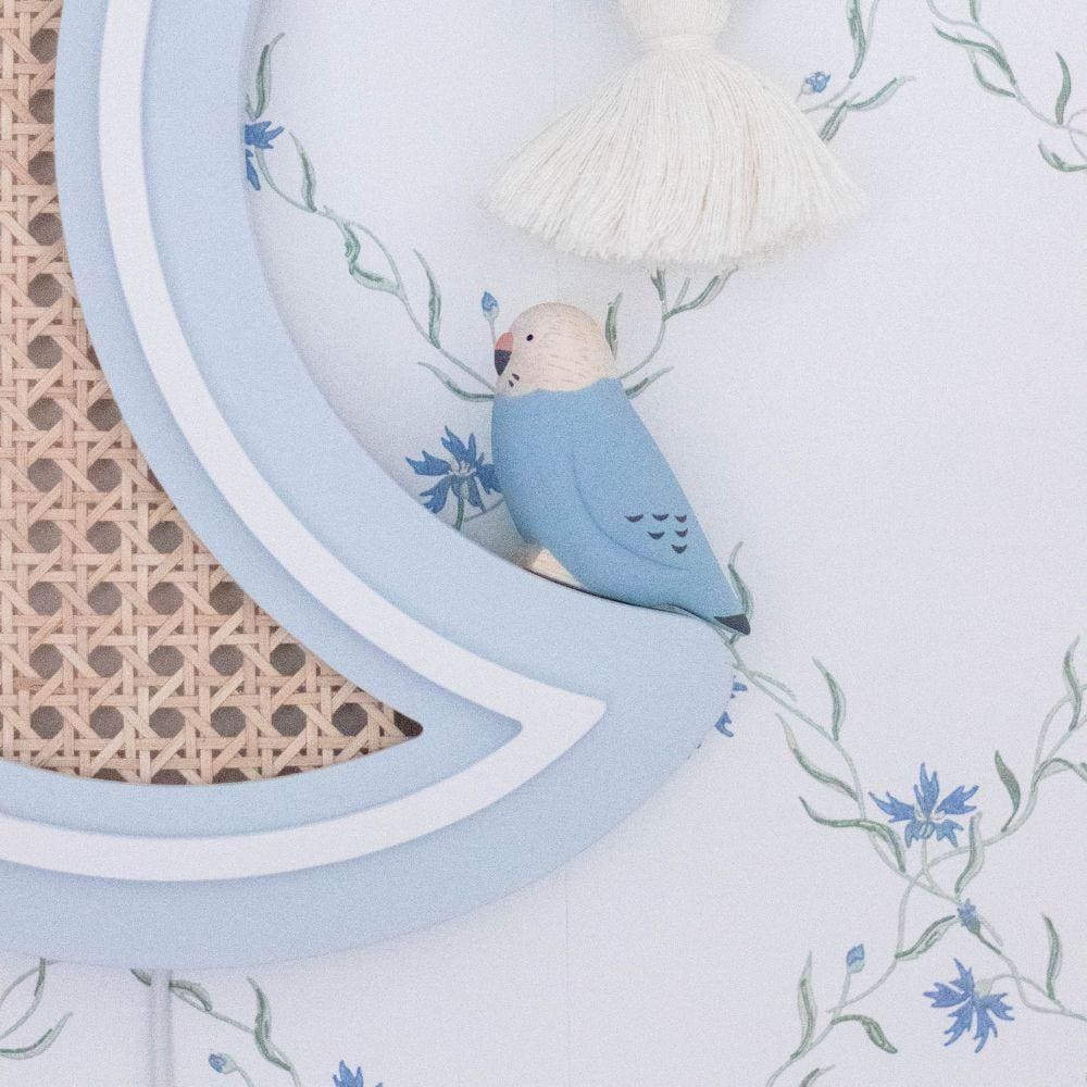 Figurine en bois - Perruche ondulée