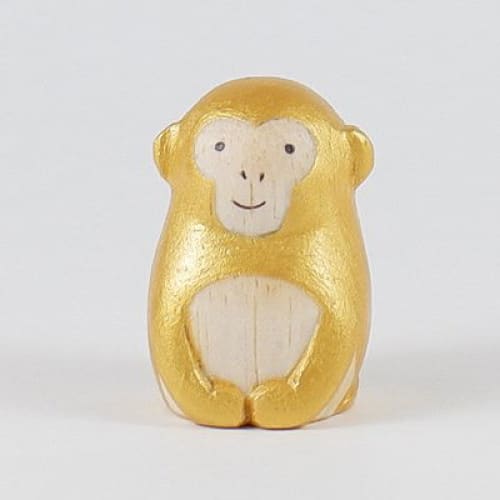 Figurines en bois - Set signes du zodiaque chinois - Or - FIGURINES EN BOIS