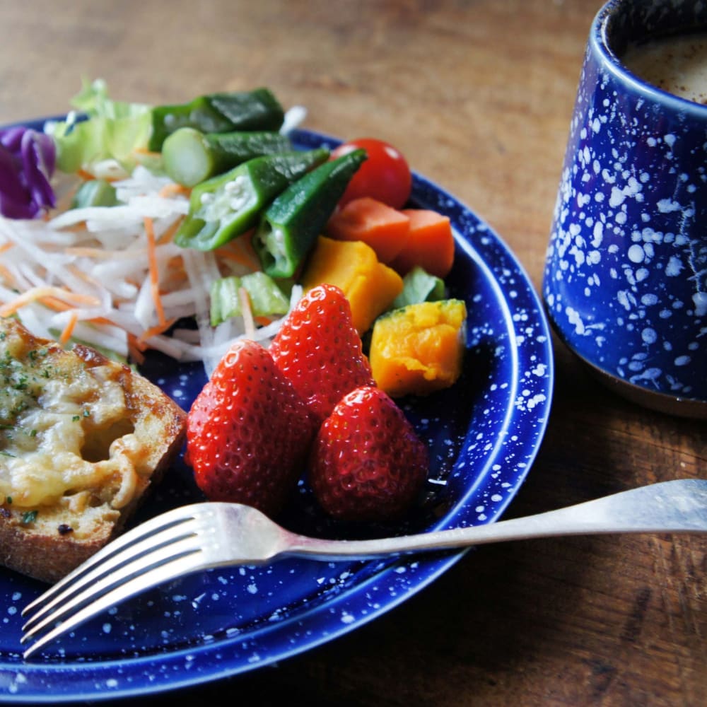Petite assiette - Splash - Navy & Blanc - VAISSELLE