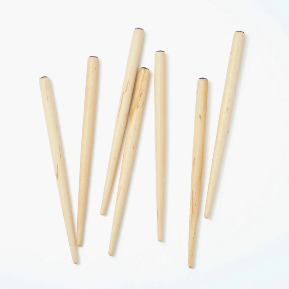 Porte plume bois blanc de sakura - PLUMES KAKIMORI