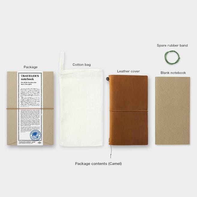 TRAVELER’S notebook - cuir camel (classique) TRAVELER’S NOTEBOOK COVER