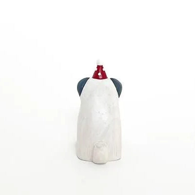 Holzfigur – Mops – Weihnachten