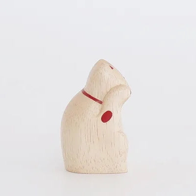 Holzfigur – Maneki Neko – ENGIMON Mini Sammlung