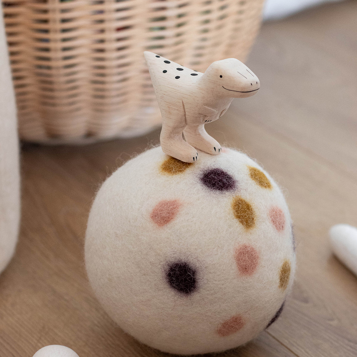 Holzfigur – Dinosaurier – Polepole (Set mit 9 Teilen)