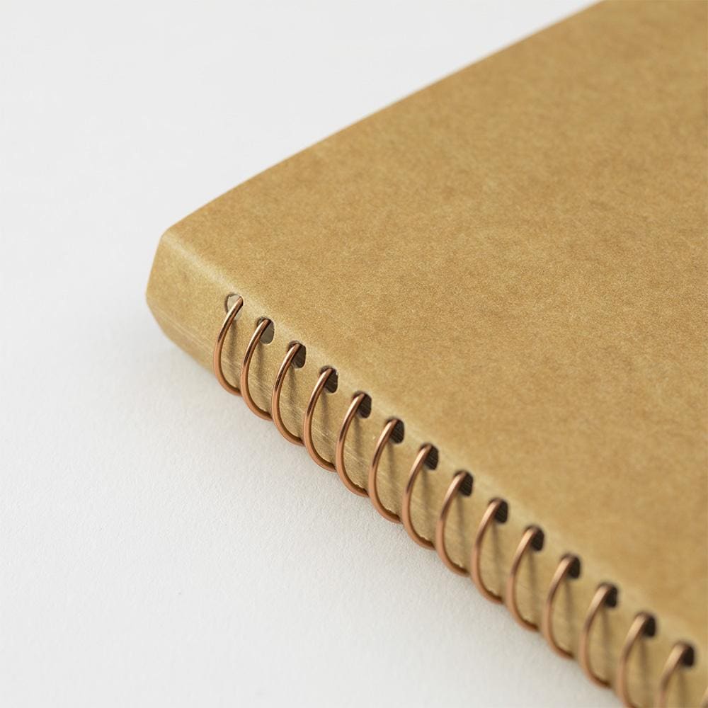 A5 SPIRAL RING NOTEBOOK - DW Kraft - TRAVELER’S NOTEBOOK REFILLS