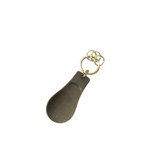 Chausse-pied en porte-clefs - Laiton oxydé - SHOE HORN