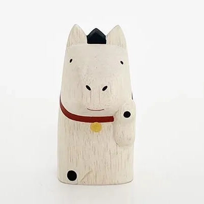 Holzfigur – Maneki UMA – Glücksbringerfiguren