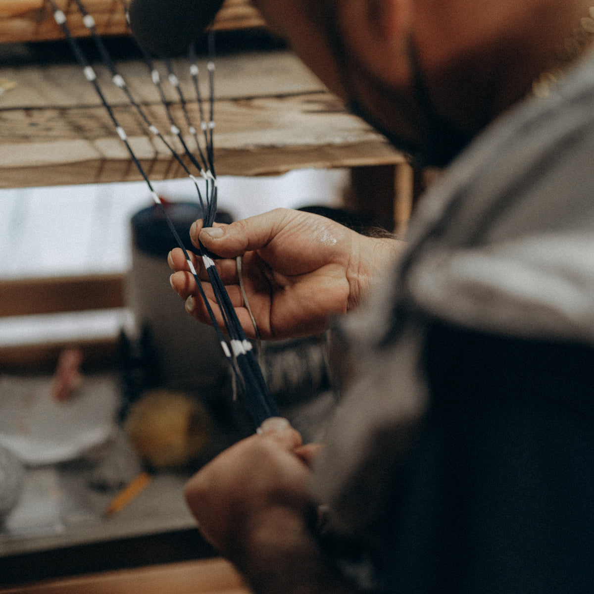 Beutel S Punkt Marineblau/Blau