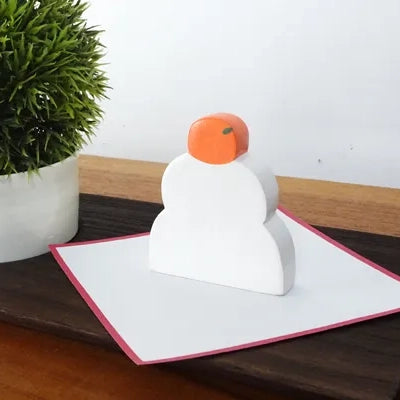 Holzfigur – Kagami Mochi – Neujahrskollektion