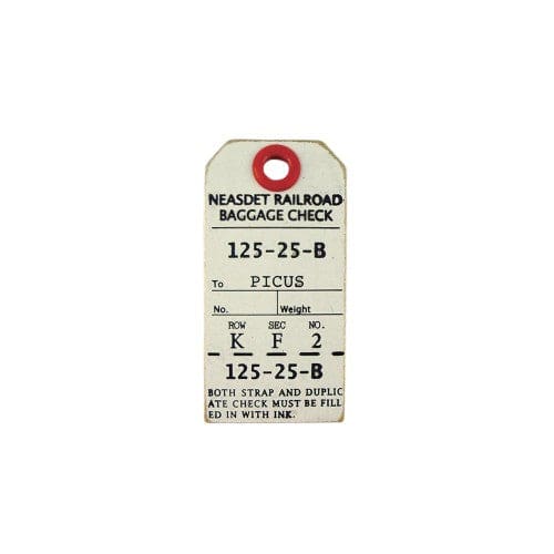 Étiquette de Bagage - Laiton Beige - CHARMS