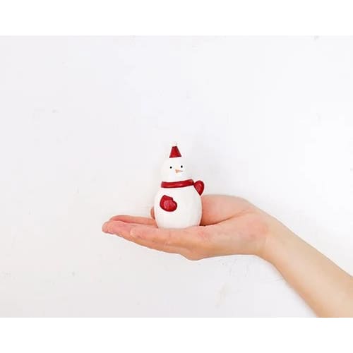 Figurine en bois - Bons amis de Noël - Top-là Bonhomme de neige - FIGURINES EN BOIS