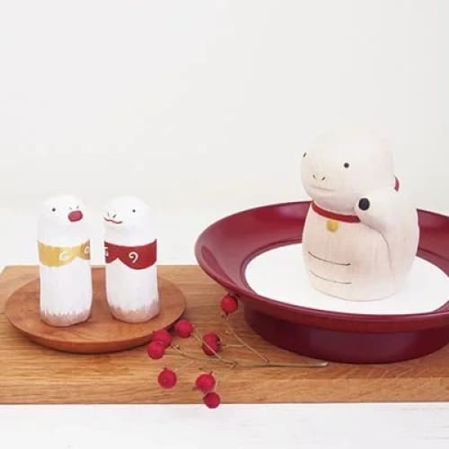 Figurine en bois - Collection zodiaque - Maneki Hebi - FIGURINES EN BOIS