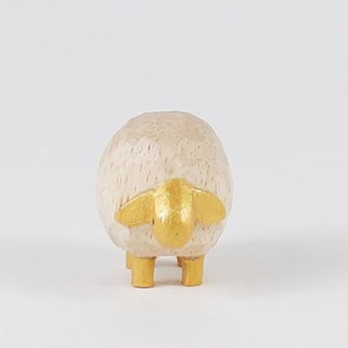 Figurines en bois - Set signes du zodiaque chinois - Or - FIGURINES EN BOIS