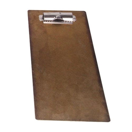 Porte Bloc Note - Laiton Oxydé - CLIP BOARD